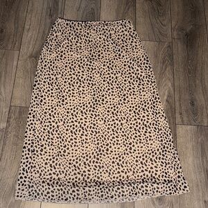 URBAN Romantics Tan and Black Pencil Skirt
